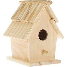 Tsis tiav Wood Birdhouse