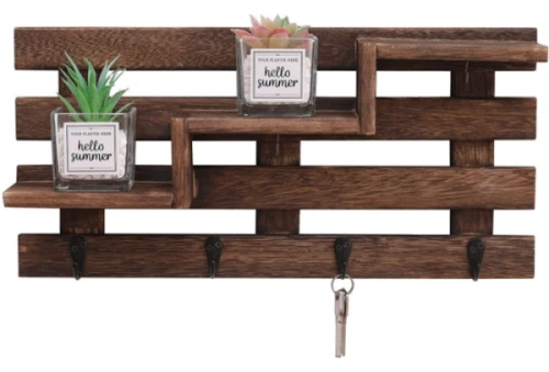 Richness Of Brown Wooden Wall Decor